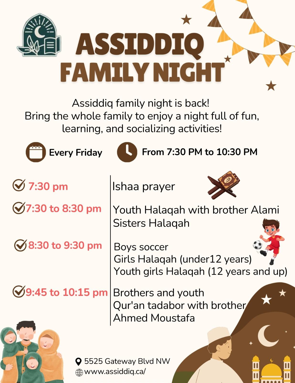 Assiddiq Family Night